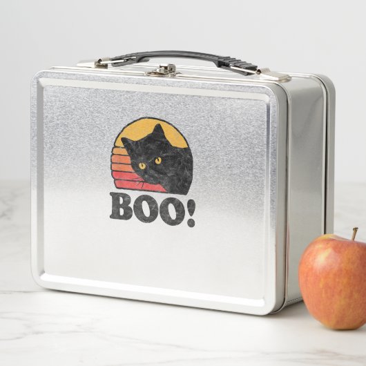 Boe!  Eighties Style Cat Retro Distressed H (In situ)