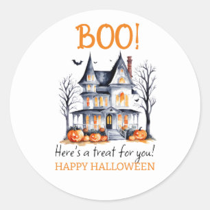 Boe! Fijne Halloween sticker