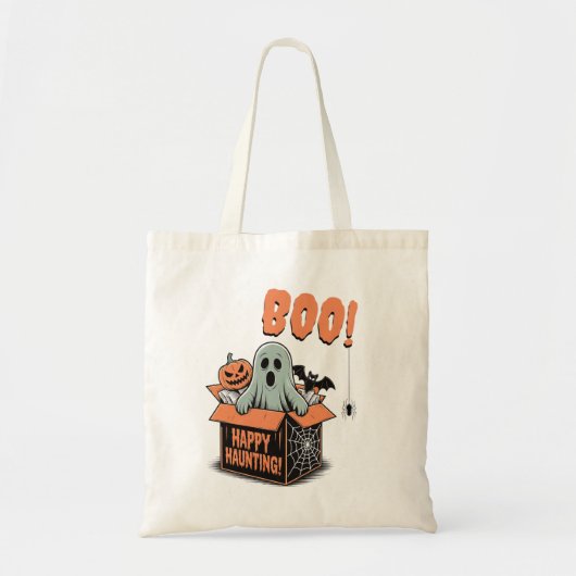 BOE! Fijne Halloween Tote Bag (Voorkant)
