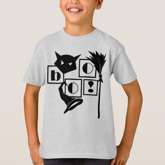 Boe! Fun Halloween T-shirt (Voorkant)
