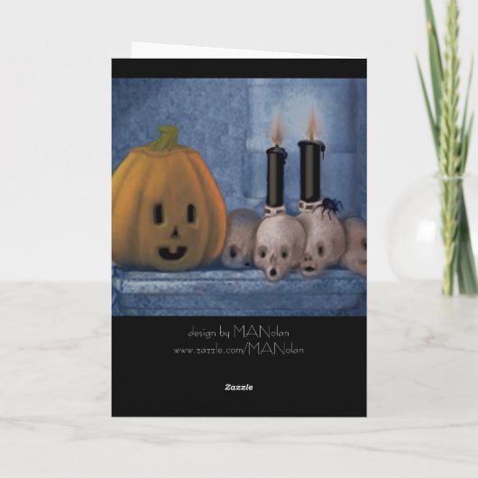 Boe-geroep! De Kaart van Halloween (Achterkant)