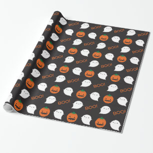Boe-geroep! Het is Halloween Cadeaupapier