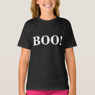 Boe-geroep! in gewaagde brieven voor Halloween T-shirt