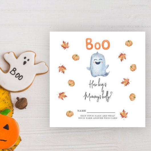 Boe! Ghost - hoe groot is mama's buik Informatiekaartje