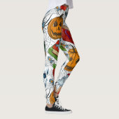 Boe! Grappig Halloween Ghost leesboek Leggings (Rechts)