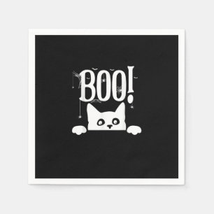 Boe! Grappig Verbergen Peekabo Scary Halloween Servet