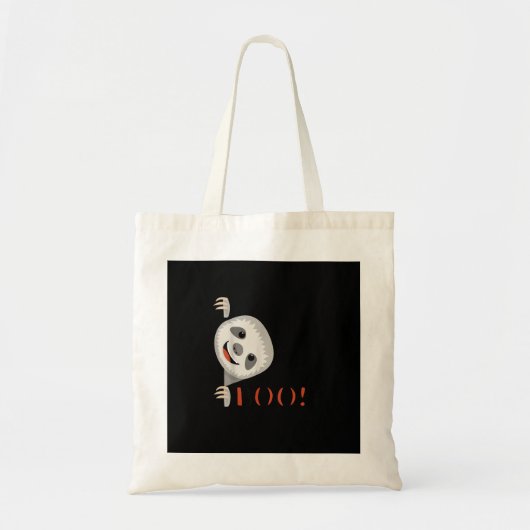 Boe! Grappig Verbergen Peekaboo Enge Halloween Lui Tote Bag (Voorkant)