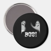 Boe! Grappig Verbergen Peekaboo Scary Halloween Magneet (Voorkant / Achterkant)