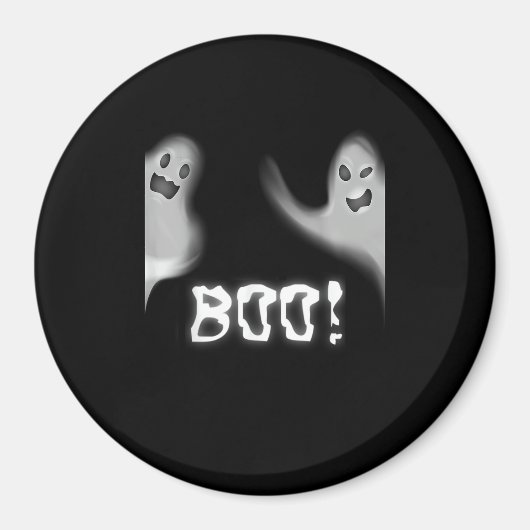 Boe! Grappig Verbergen Peekaboo Scary Halloween Magneet (Voorkant)