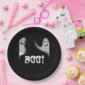 Boe! Grappig Verbergen Peekaboo Scary Halloween Papieren Bordje (Feest)