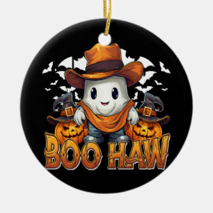 Boe Haai Westerse Halloween Vintage Geest Grappig  Keramisch Ornament