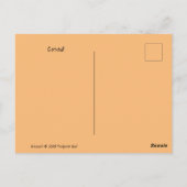 Boe! Halloween Groet Briefkaart (Achterkant)