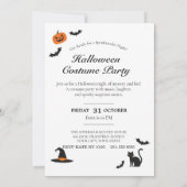 BOE! Halloween Invitation Kaart (Achterkant)