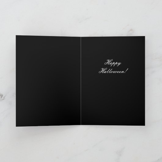 Boe! Halloween kaart (Binnen)