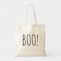 Boe! Halloween kinder traktatie tas. Eenvoudige ty