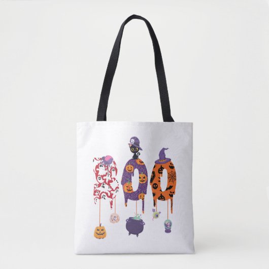 Boe! Halloween Kleding Halloween Tote Bag (Voorkant)