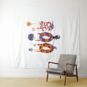 Boe! Halloween Kleding Halloween Wandkleed (In Situ (horizontaal))