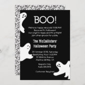 BOE! Halloween kostuum leuk feest uitnodigingen (Voorkant / Achterkant)