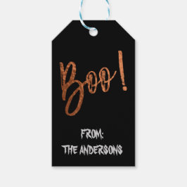 Boe! Halloween Modern Halloween Gift Label Cadeaulabel
