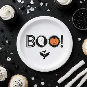 Boe! Halloween Papieren Bord