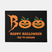 BOE! Halloween pompoen deurmat (Voorkant)