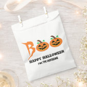 BOE! Halloween pompoen gunsttassen Bedankzakje (Geknipt)