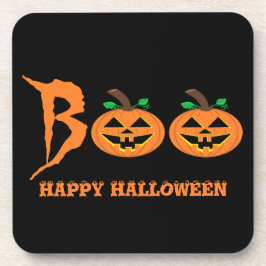 BOE! Halloween pompoen Onderzetters