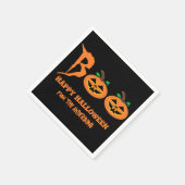 BOE! Halloween pompoenen servetten (Hoek)