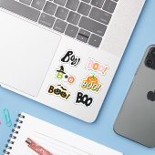 BOE! Halloween Stickers (Laptop met iPhone)