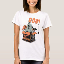 BOE! Happy Halloween Haunting Ghost T-Shirt