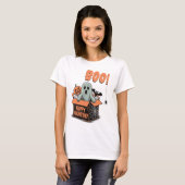 BOE! Happy Halloween Haunting Ghost T-Shirt (Voorkant volledig)