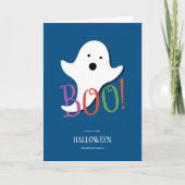 Boe! Happy Halloween Kinder Kaart (Voorkant)