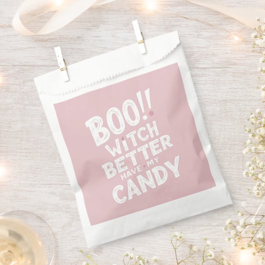 Boe! Heksen kunnen beter mijn Snoep hebben | Paste Bedankzakje (Geknipt)