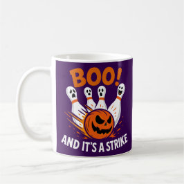 Boe! Het is een Strike Grappige Halloween Bowling Koffiemok