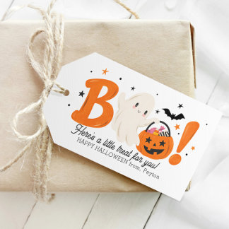 Boe! Hier is een Klein Cadeautje Voor Jou Hallowee Cadeaulabel