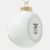 Boe Hoe Keramische Bal Ornament (Links)