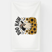 Boe Hoe Koe Geest Western Halloween Spandoek (Verticaal)