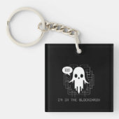 Boe! Ik ben in de Blockchain - Grappige Crypto Gho Sleutelhanger (voorkant)