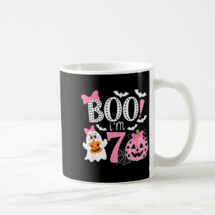 Boe ik ben zeven spook zevende 7e verjaardag Hallo Koffiemok
