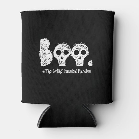 Boe. In het spookhuis. Blikjeskoeler (Voorkant)