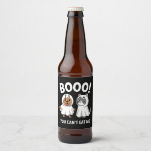 Boe je kunt me niet opeten Honden En Katten Grappi Bier Etiket