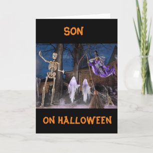 "BOE JE ROT" **Zoon** GELUKKIGE HALLOWEEN Kaart