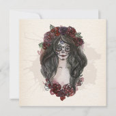 Boe-medelijden Dia de los Muertos Party | Uitnodig Kaart (Voorkant)