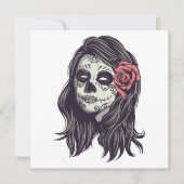 Boe-medelijden Dia de los Muertos Party | Uitnodig Kaart (Voorkant)