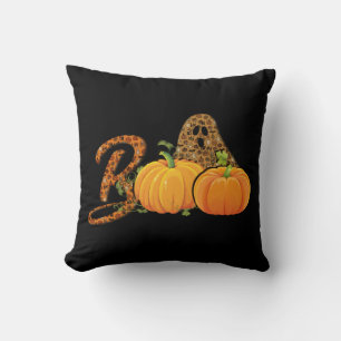 Boe met Spinnen En Heksenpompoen Halloween Kussen