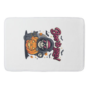 Boe naar Jou Halloween Skelet Pompoen Badmat
