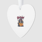 Boe naar Jou Halloween Skelet Pompoen Ornament (voorkant)