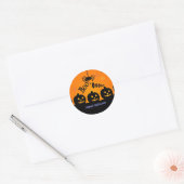 Boe! Oooh! Fijne Halloween Ronde Sticker (Envelop)