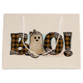 Boe Plaid Halloween Groot Cadeauzakje (Voorkant)