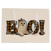 Boe Plaid Halloween Groot Cadeauzakje (Achterkant)